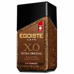 Кофе молотый в растворимом EGOISTE &laquo;X.O&raquo;, 100 г, стеклянная банка, сублимированный, ШВЕЙЦАРИЯ