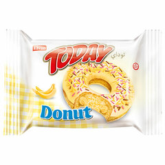 Кекс TODAY &laquo;Donut&raquo; со вкусом банана, ТУРЦИЯ, 24 штуки по 40 г в шоу-боксе
