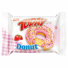 Кекс TODAY &laquo;Donut&raquo;, со вкусом клубники, ТУРЦИЯ, 24 штуки по 40 г в шоу-боксе