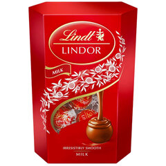 Конфеты шоколадные Lindt LINDOR &laquo;Cornet Milk Pralines&raquo; из молочного шоколада, ИТАЛИЯ, 200 г