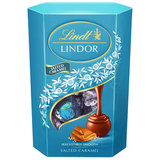 Конфеты шоколадные Lindt LINDOR "Salted Caramel Pralines" с соленой карамелью, ИТАЛИЯ, 200 г