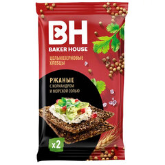 Хлебцы BAKER HOUSE скандинавские цельнозерновые ржаные, 180 г