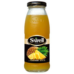 Сок ананасовый SWELL с мякотью в стеклянной бутылке 0,25 л