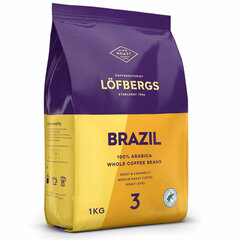 Кофе в зернах LOFBERGS &laquo;Brazil&raquo;, 1 кг, арабика 100%, Швеция