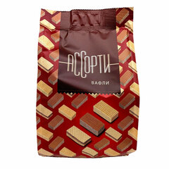 Вафли CONFASHION, ассорти вкусов: крем-брюле, кофе с молоком, халва, 250 г