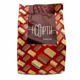 Вафли CONFASHION, ассорти вкусов: крем-брюле, кофе с молоком, халва, 250 г