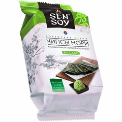 Чипсы Нори SEN SOY &laquo;Wasabi&raquo; из морской водоросли, 4,5 г