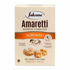 Печенье сдобное FALCONE &laquo;Amaretti&raquo; мягкое с ароматом цитрусовых, 170 г, ИТАЛИЯ