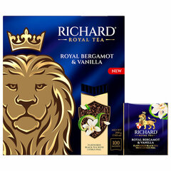 Чай RICHARD &laquo;Royal bergamot & vanilla&raquo; черный, 100 пакетиков в конвертах по 2 г