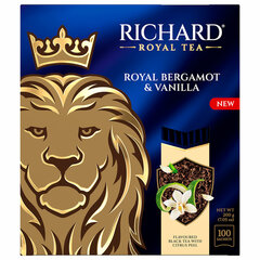 Чай RICHARD &laquo;Royal bergamot & vanilla&raquo; черный, 100 пакетиков в конвертах по 2 г