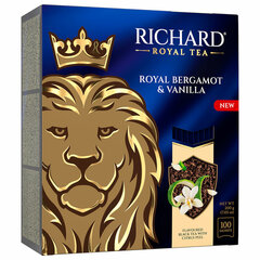 Чай RICHARD &laquo;Royal bergamot & vanilla&raquo; черный, 100 пакетиков в конвертах по 2 г
