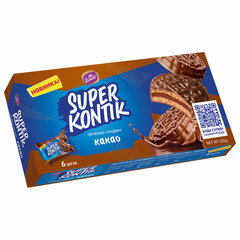 Печенье-сэндвич KONTI &laquo;Супер-Контик&raquo; какао, 150 г