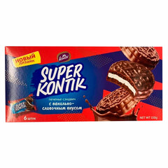Печенье-сэндвич KONTI &laquo;Супер-Контик&raquo; c ванильно-сливочным вкусом, 150 г