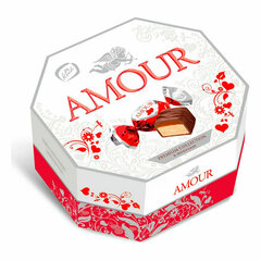 Конфеты глазированные KONTI &laquo;Amour&raquo; из мягкой нуги и карамели, 150 г