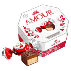 Конфеты глазированные KONTI &laquo;Amour&raquo; из мягкой нуги и карамели, 150 г