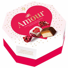 Конфеты глазированные KONTI &laquo;Amour&raquo; из мягкой нуги и карамели, 150 г