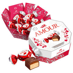 Конфеты глазированные KONTI &laquo;Amour&raquo; из мягкой нуги и карамели, 150 г
