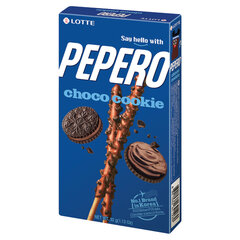 Печенье-соломка LOTTE &laquo;Pepero Choco Cookie&raquo; в глазури с крошками печенья, 32 г, Корея