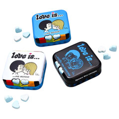 Драже освежающие в форме сердца LOVE IS, вкус мята, 20 г