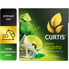 Чай CURTIS &laquo;Fresh Mojito&raquo; зеленый, 20 пирамидок по 1,7 г