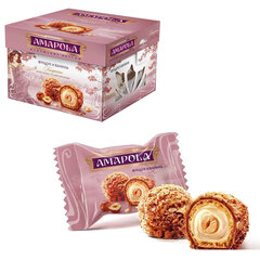 Конфеты глазированные AMAPOLA &laquo;Фундук и Ваниль&raquo; вафельные 100 г