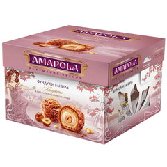 Конфеты глазированные AMAPOLA &laquo;Фундук и Ваниль&raquo; вафельные 100 г