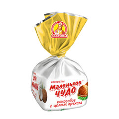 Конфеты СЛАВЯНКА &laquo;Маленькое чудо&raquo;, с кокосовым вкусом и цельным орехом, 1000 г