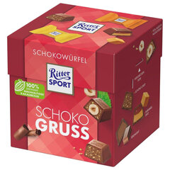 Шоколадные конфеты RITTER SPORT &laquo;SCHOKO GRUSS&raquo;, набор 4 вкуса, 22 конфеты, 176 г