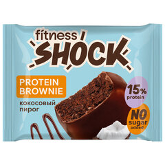 Печенье протеиновое FITNESSHOCK &laquo;Брауни-кокосовый пирог&raquo; 50 г