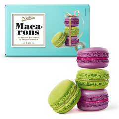 Пирожное миндальное АКУЛЬЧЕВ &laquo;Macarons&raquo; со вкусом фисташки и черники 96 г