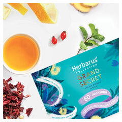 Чай HERBARUS &laquo;Grand Secret&raquo; ассорти 12 вкусов, НАБОР 60 пакетиков
