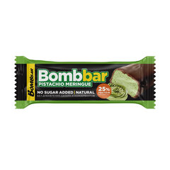 Батончик BOMBBAR &laquo;Фисташковая меренга&raquo; без сахара 40 г, шоу-бокс