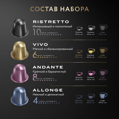 Кофе в капсулах 40 капсул, 8 вкусов, для Nespresso, JARDIN &laquo;Grand Capsule Collection&raquo;