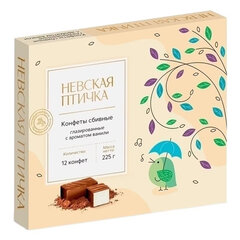 Конфеты глазированные НЕВА &laquo;Невская птичка&raquo; с ароматом ванили 225 г