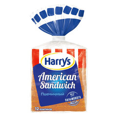 Хлеб пшеничный HARRY'S для сэндвича, 470 г