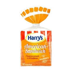 Хлеб пшеничный HARRY'S для сэндвича с отрубями, 515 г