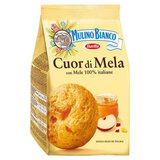 Печенье песочное MULINO BIANCO "Cuor di Mela" с яблочной начинкой, 250 г, ИТАЛИЯ