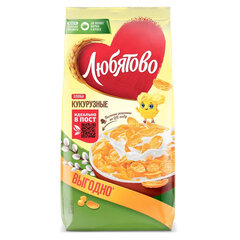 Хлопья кукурузные ЛЮБЯТОВО, 600 г