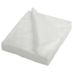 Салфетка одноразовая белая 20&times;20 см, КОМПЛЕКТ 100 шт., спанлейс, 40 г/<wbr/>м<sup>2</sup>, ЧИСТОВЬЕ