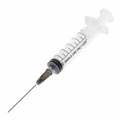 Шприц 3-х компонентный SFM, 5 мл, КОМПЛЕКТ 100 шт., в коробке, игла 0,7&times;40 мм &mdash; 22G