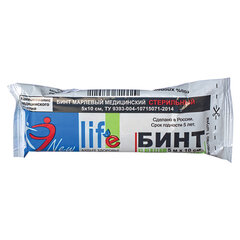Бинт марлевый стерильный NEW LIFE 5 м х 10 см, плотность 28 (±2) г/<wbr/>м<sup>2</sup>, индивидуальная упаковка