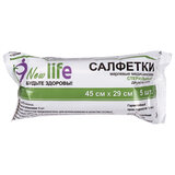 Салфетка марлевая стерильная NEW LIFE КОМПЛЕКТ 5 шт., 2 слоя, 45х29 см, плотность 36 (±2) г/м2