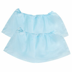 Бахилы из спанбонда низкие КОМПЛЕКТ 80 штук (40 пар), 25 г/<wbr/>м<sup>2</sup> ГЕКСА, голубые