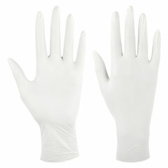 Перчатки латексные смотровые SFM Grip-Surface/ L 254 SC, Германия, 50 пар (100 штук), размер 7-8, М (средний)