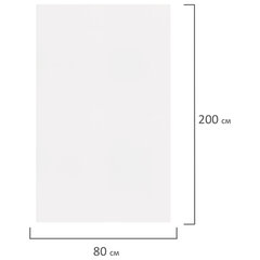 Простыня одноразовая белая с перфорацией, 100 шт., 80&times;200 см, спанбонд, 12 г/<wbr/>м<sup>2</sup>, LAIMA UNIVERSAL, 631794