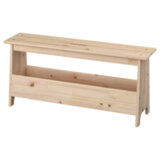 Скамья деревянная, сосна, BRABIX "Scandi Wood SC-003", 1000х250х450 мм, 641889