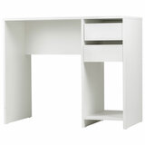 Стол письменный/компьютерный BRABIX "Scandi CD-017", 900х450х750 мм, 2 ящика, белый, 641894