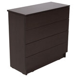 Комод BRABIX "Scandi CM-001", 750х330х730 мм, 4 ящика, ЛДСП, венге, 641902