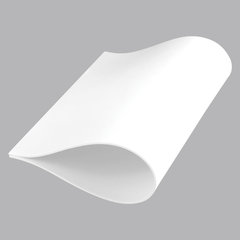 Пористая резина/<wbr/>фоамиран 500&times;700 мм, 1 мм, БЕЛАЯ, ОСТРОВ СОКРОВИЩ, 661677