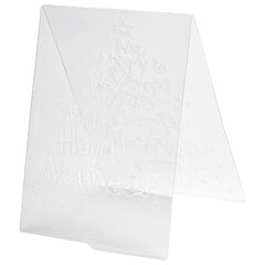 Клише для тиснения 3D &laquo;Елочка&raquo; для Машинки для тиснения ОС-5, 108&times;146 мм, ОСТРОВ СОКРОВИЩ, 663803